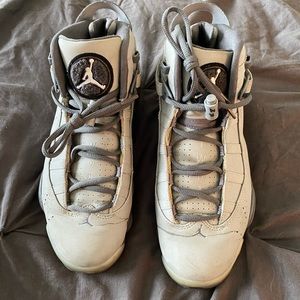 Jordan 6 ring grey size 8